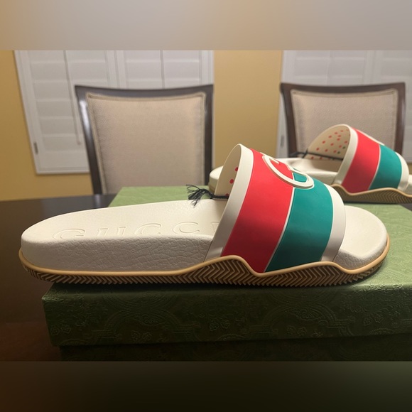 New Gucci GG Logo Slide Sandal Size EUR 41 / US 9.5 M - Picture 5 of 12